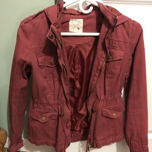 LA Hearts hooded utility jacket